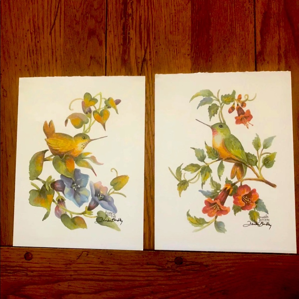Frankie Buckley signed prints lot of (2)